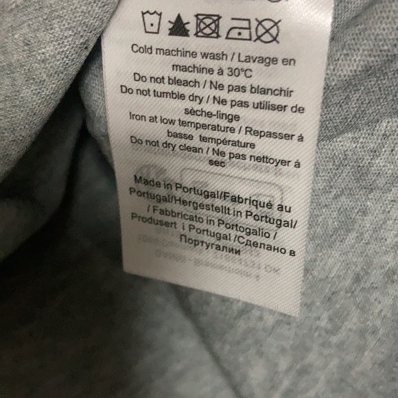 Ganni Grey Melange Teddy Bear comic strip Graphic Relaxed cotton Tee size Medium - Picture 6 of 6